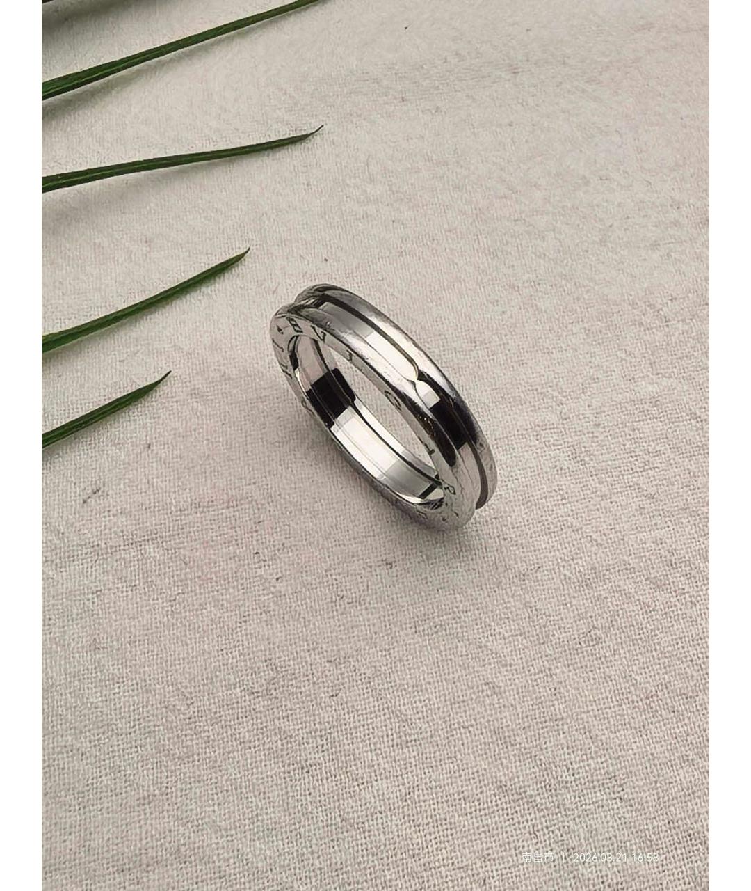 BVLGARI Серебряное кольцо из белого золота, фото 5