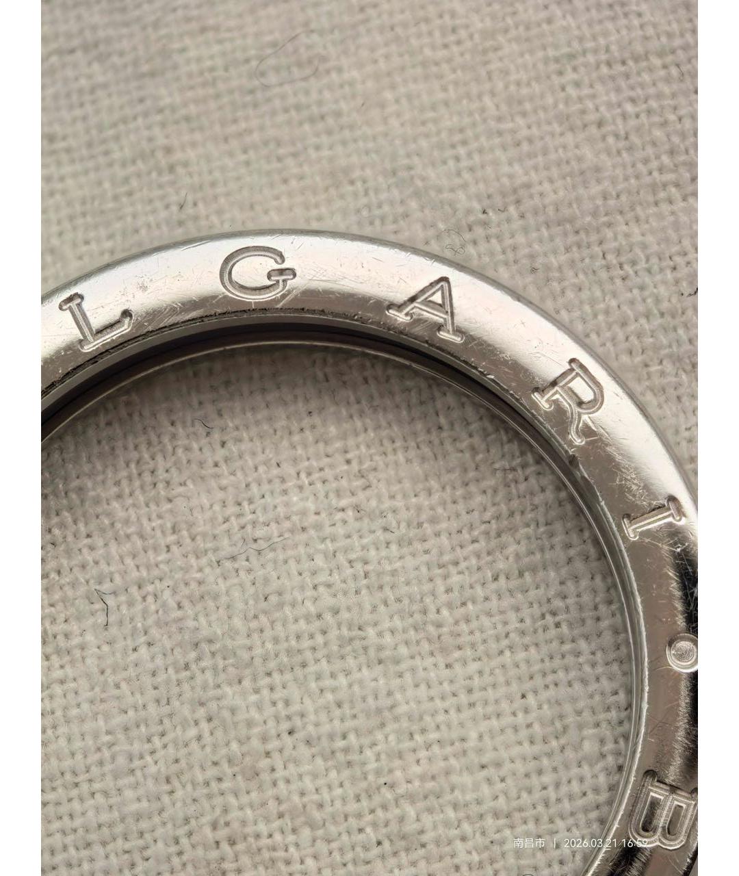 BVLGARI Серебряное кольцо из белого золота, фото 4
