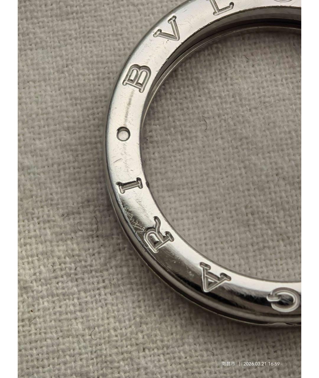 BVLGARI Серебряное кольцо из белого золота, фото 3