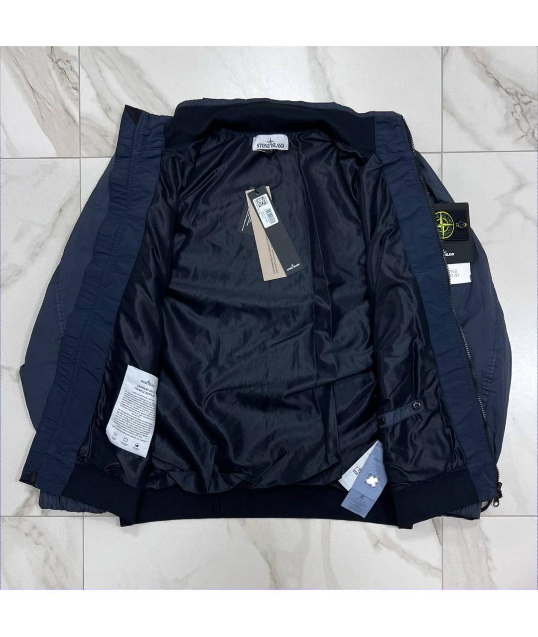 STONE ISLAND Темно-синяя куртка, фото 4