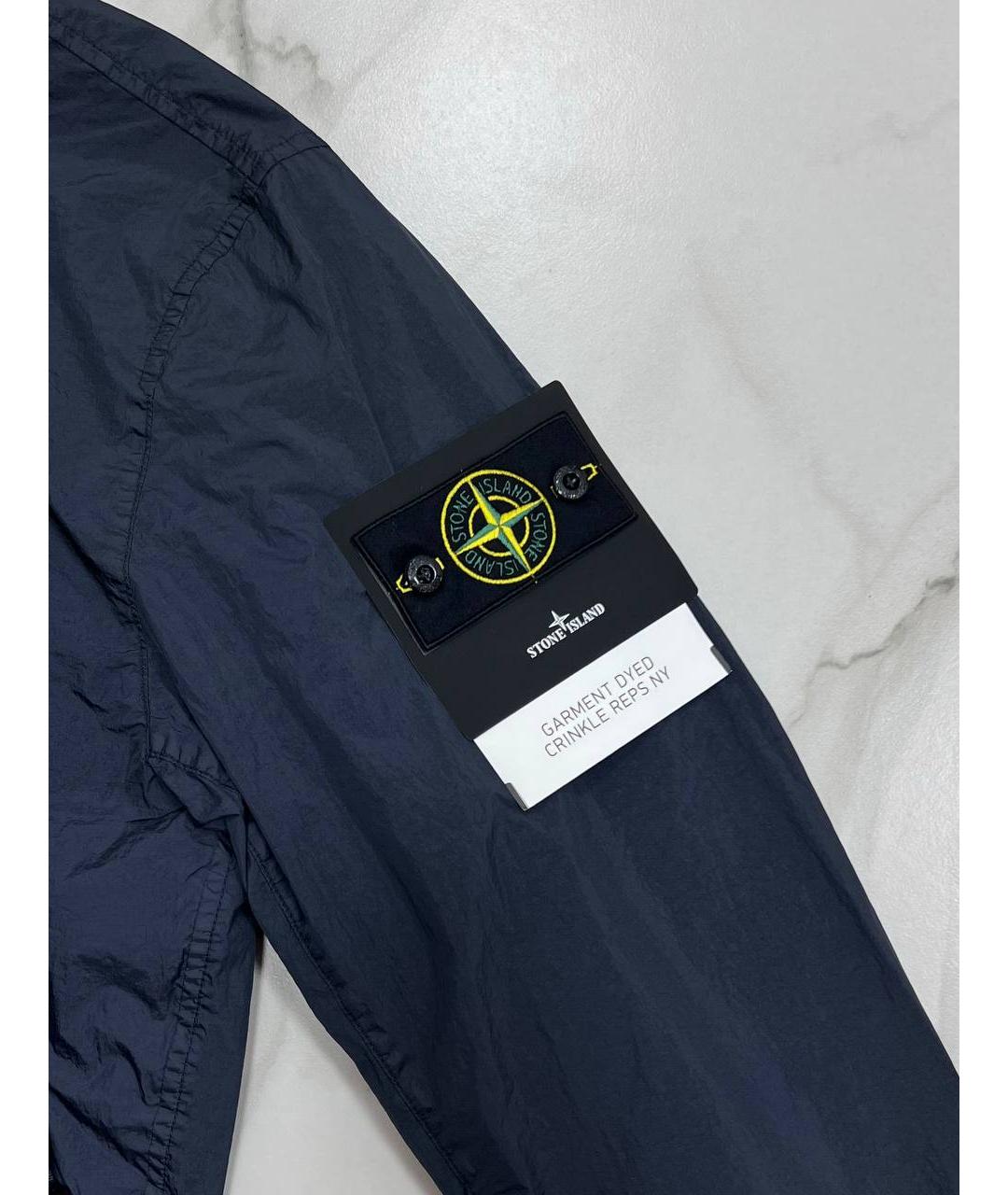 STONE ISLAND Темно-синяя куртка, фото 2