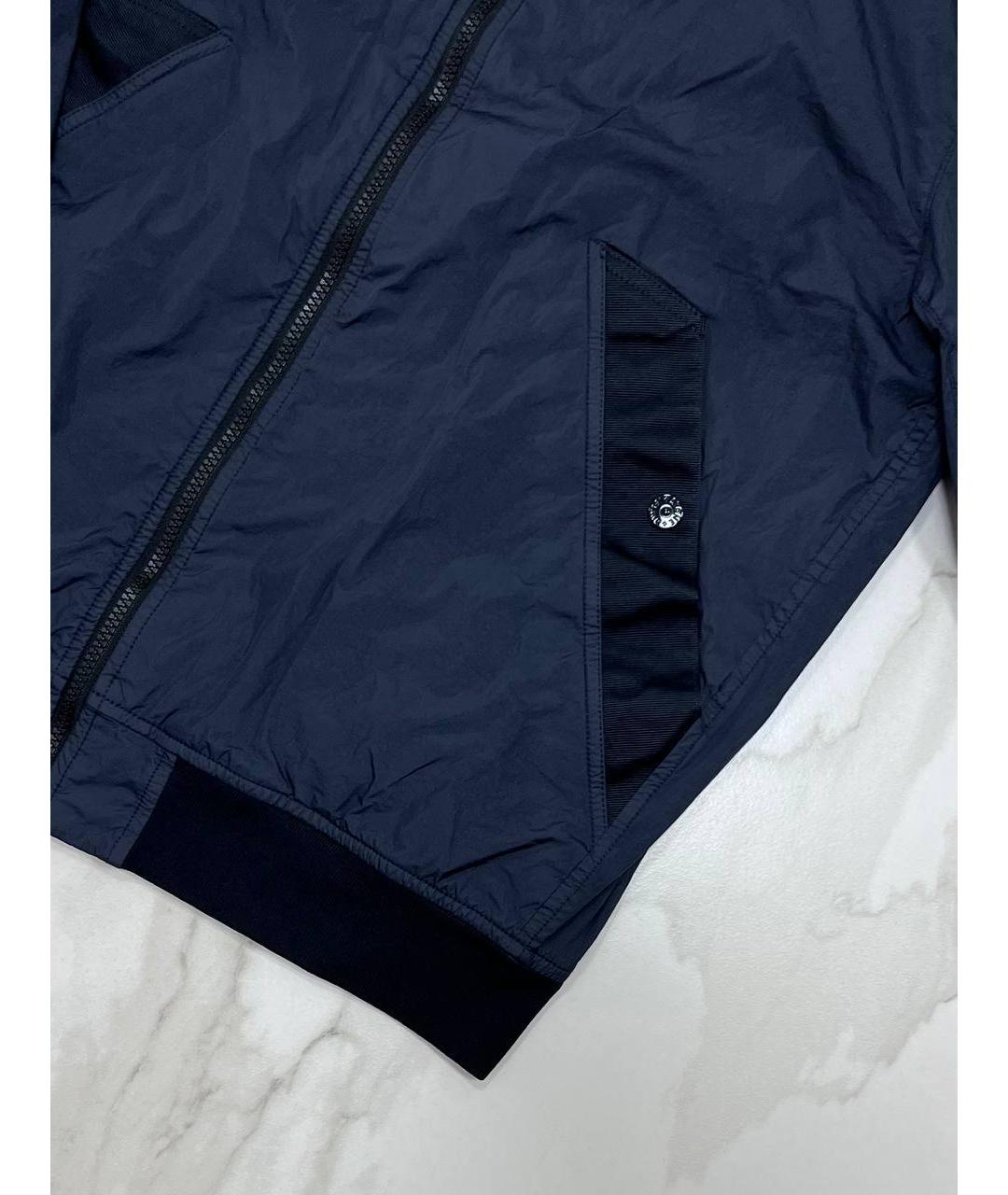 STONE ISLAND Темно-синяя куртка, фото 3