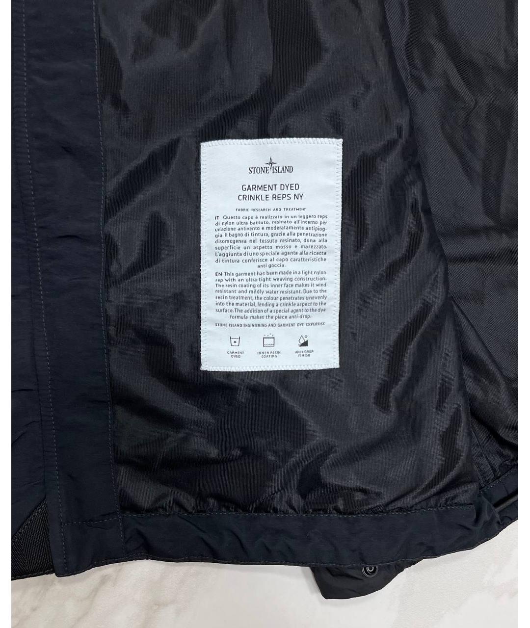 STONE ISLAND Черная куртка, фото 5