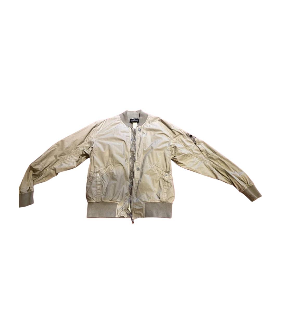 STONE ISLAND Серая хлопковая куртка, фото 1