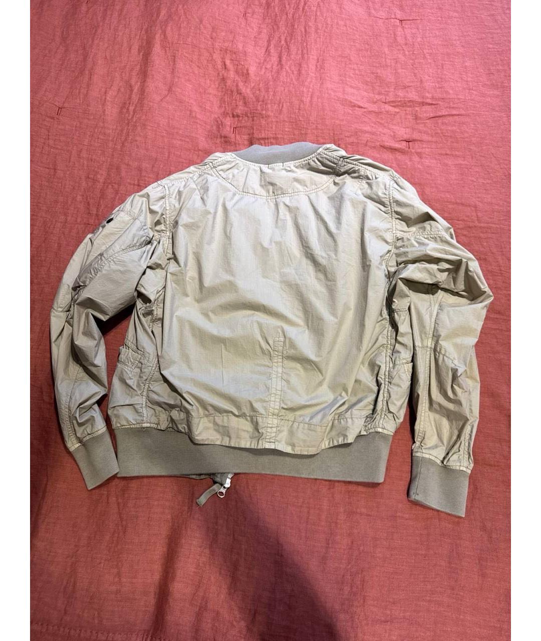 STONE ISLAND Серая хлопковая куртка, фото 5