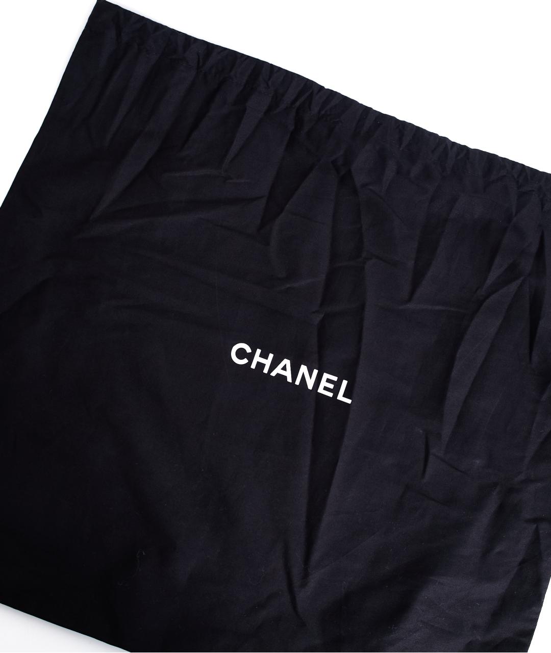 CHANEL Черная кожаная сумка через плечо, фото 6