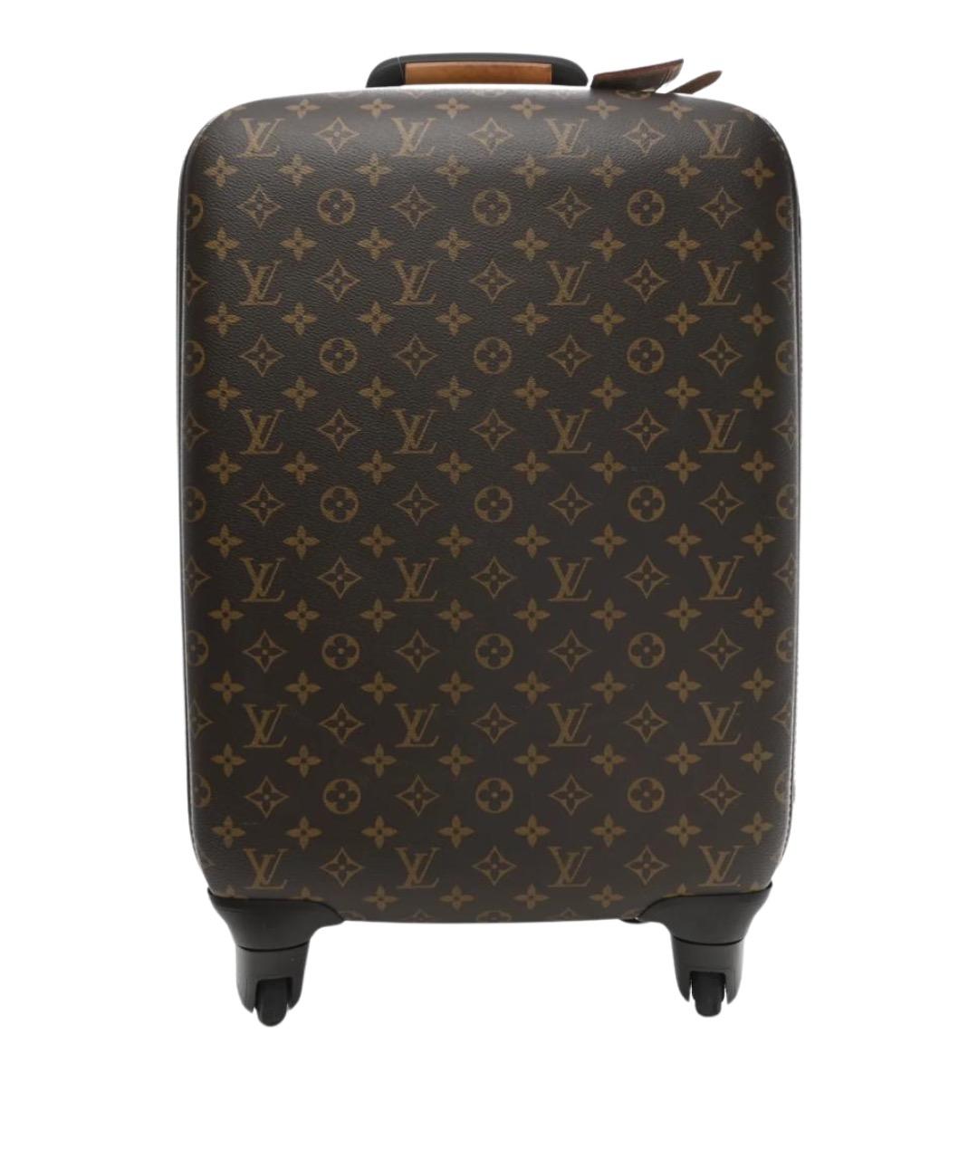 LOUIS VUITTON Коричневый чемодан, фото 1