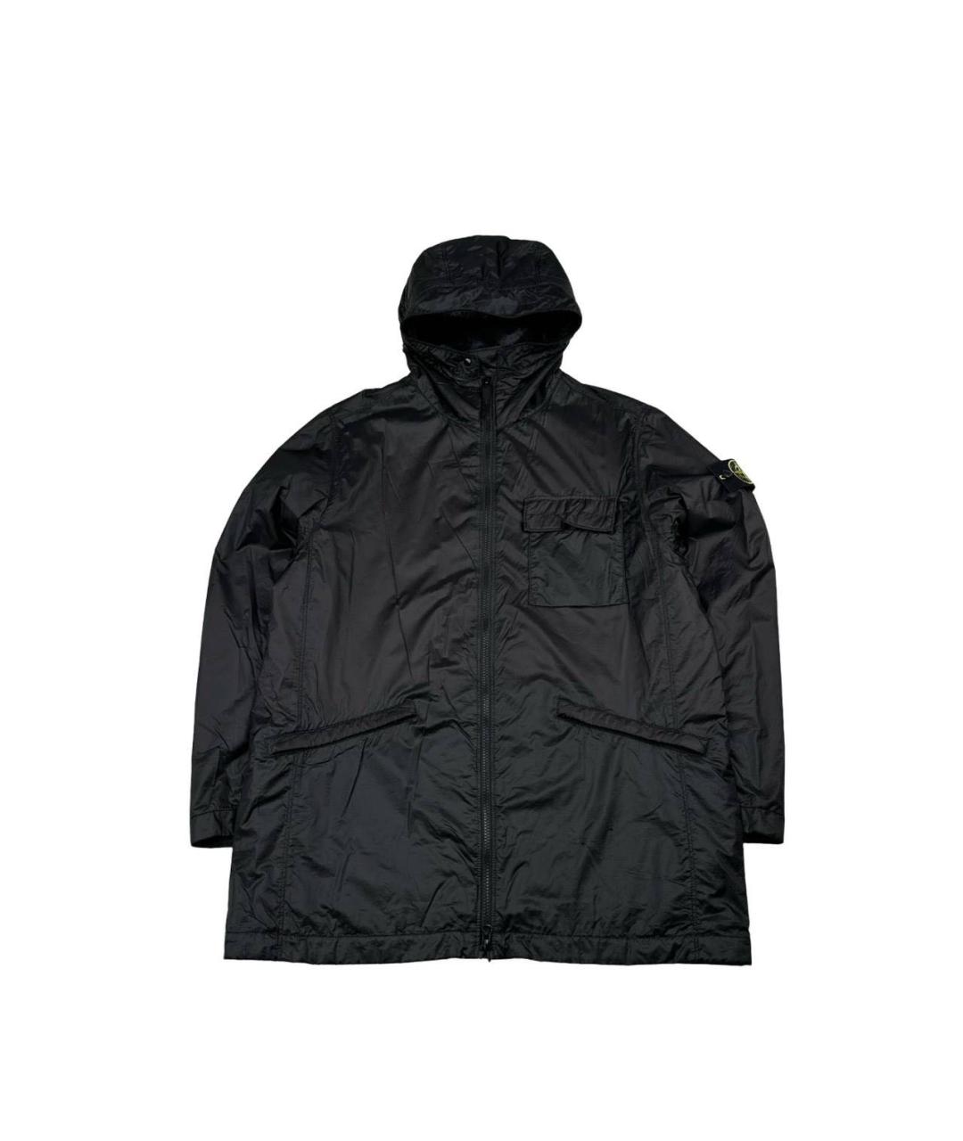 STONE ISLAND Черная хлопковая куртка, фото 1