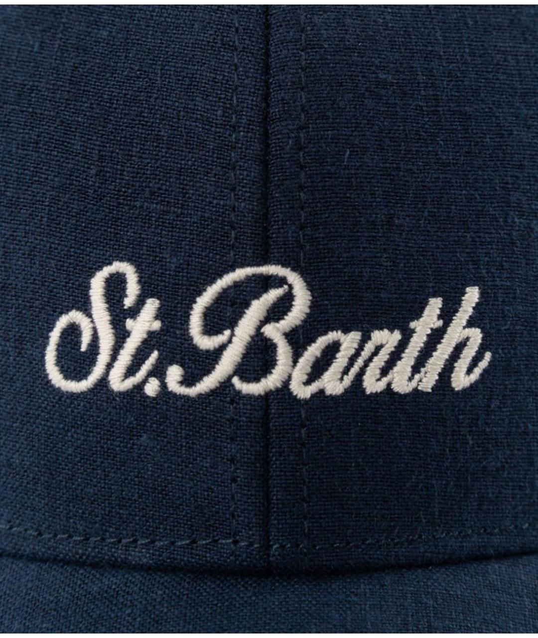 MC2 SAINT BARTH Темно-синяя хлопковая кепка/бейсболка, фото 3