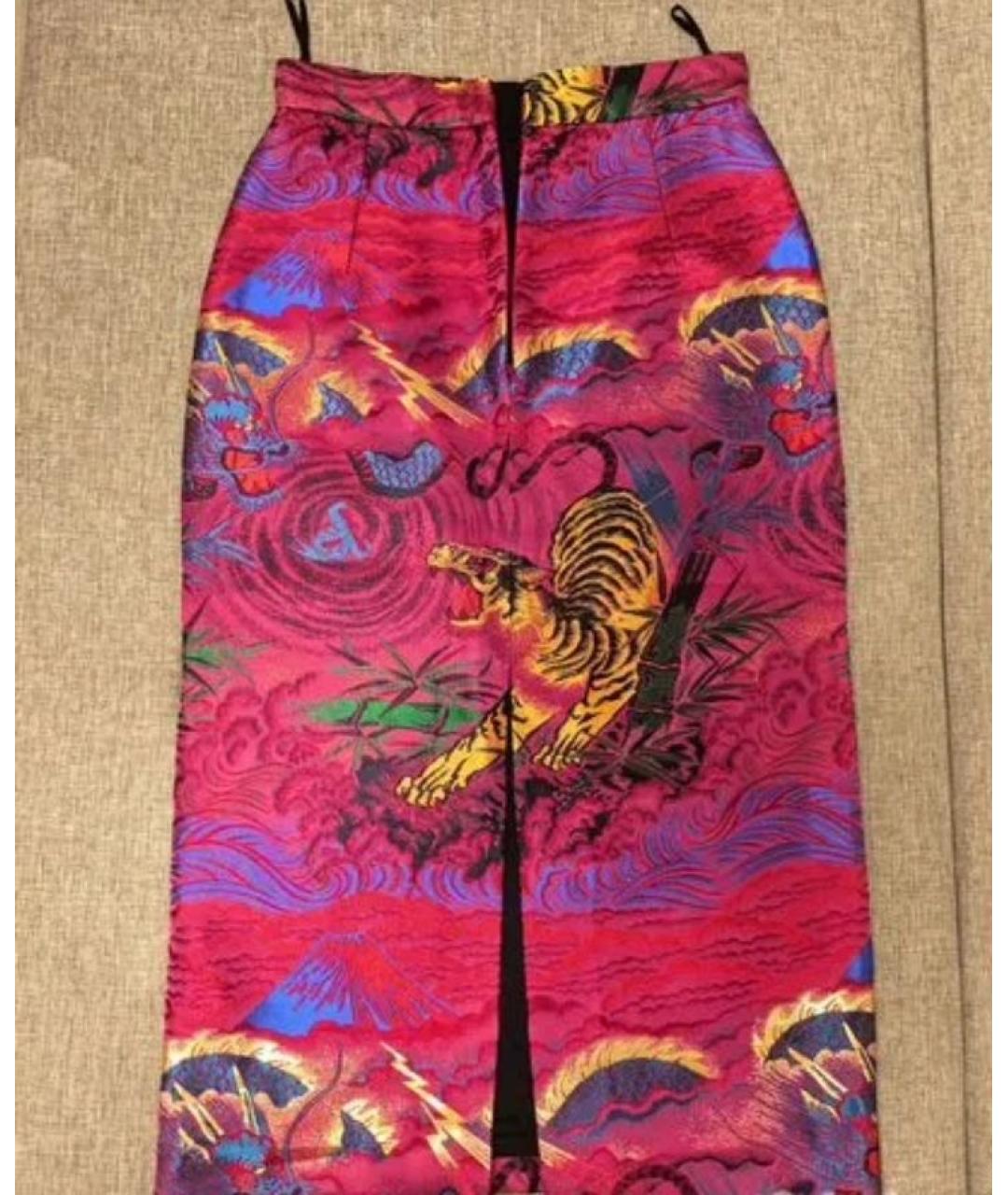 GUCCI Мульти юбка макси, фото 2