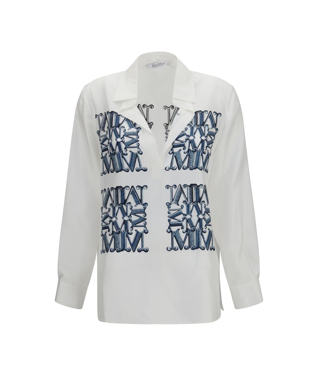 MAX MARA Мульти шелковая рубашка, фото 1