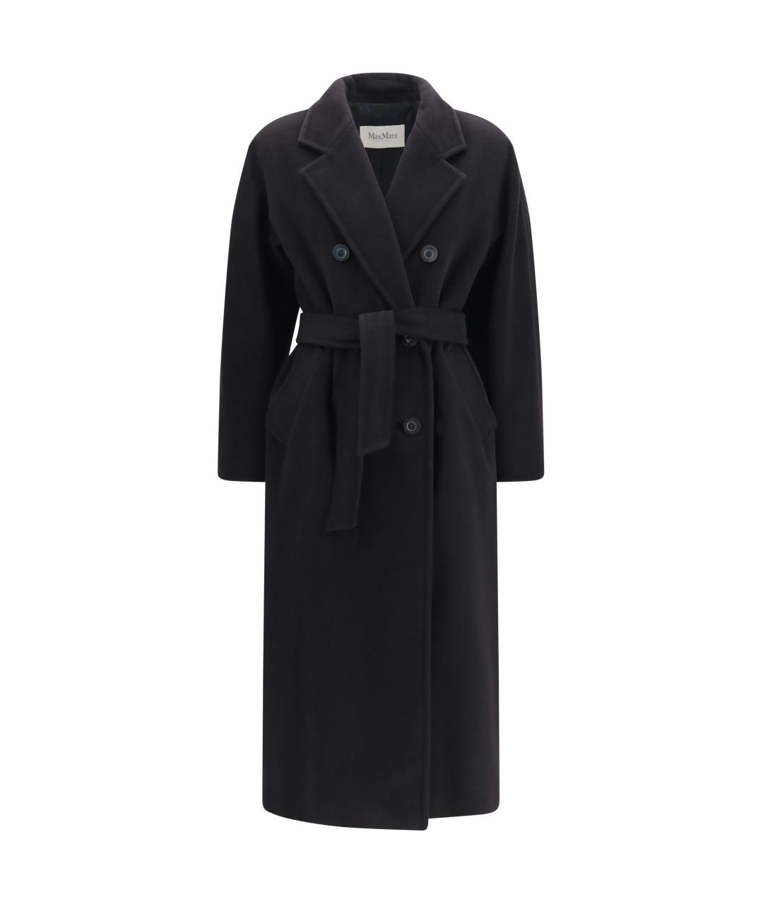 MAX MARA Черное шерстяное пальто, фото 1