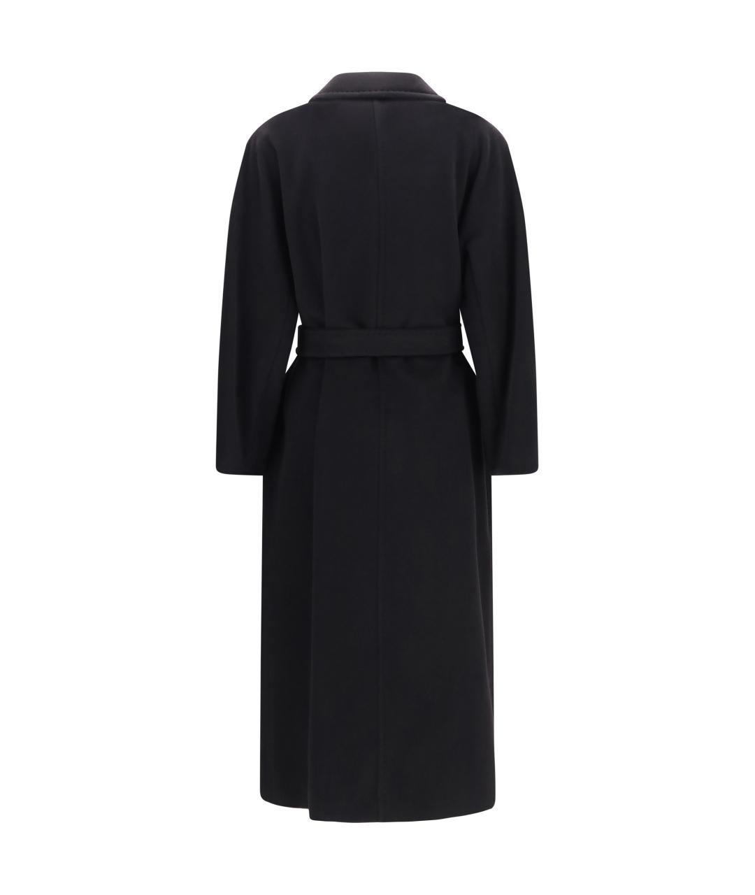 MAX MARA Черное шерстяное пальто, фото 2
