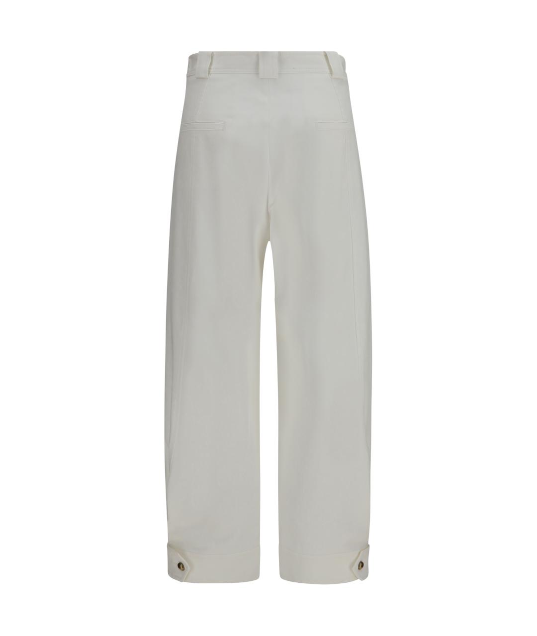 MAX MARA Хлопковые прямые брюки, фото 2