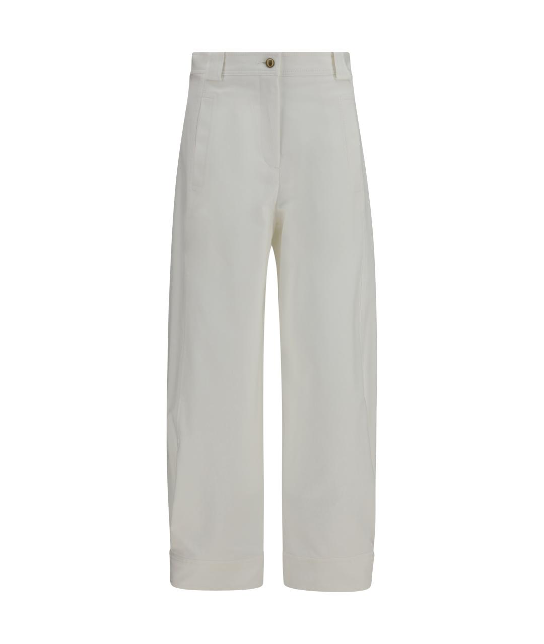 MAX MARA Хлопковые прямые брюки, фото 1