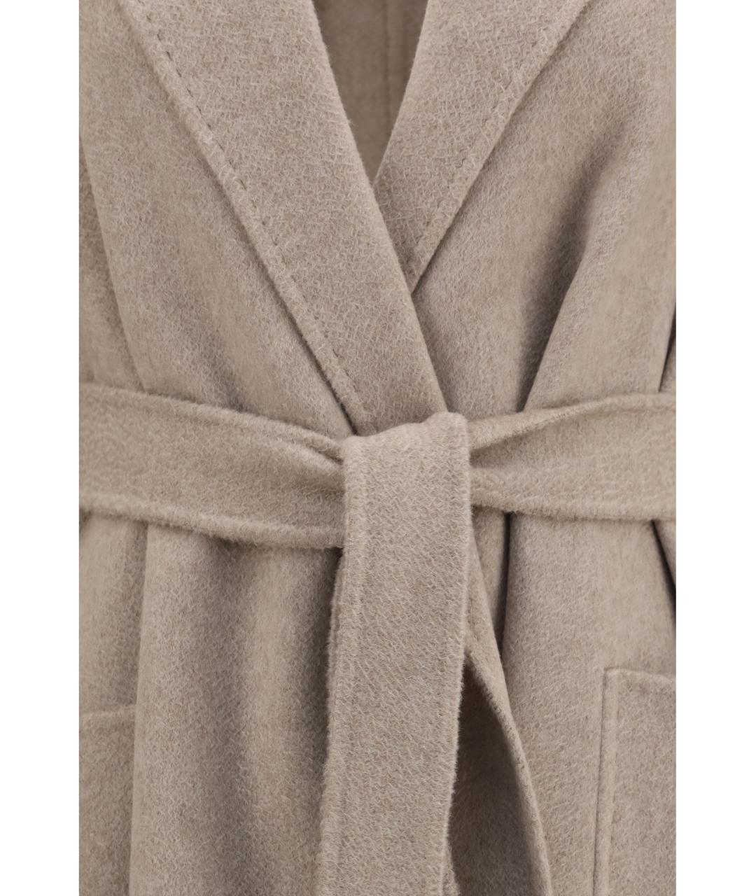 MAX MARA Бежевое пальто, фото 3