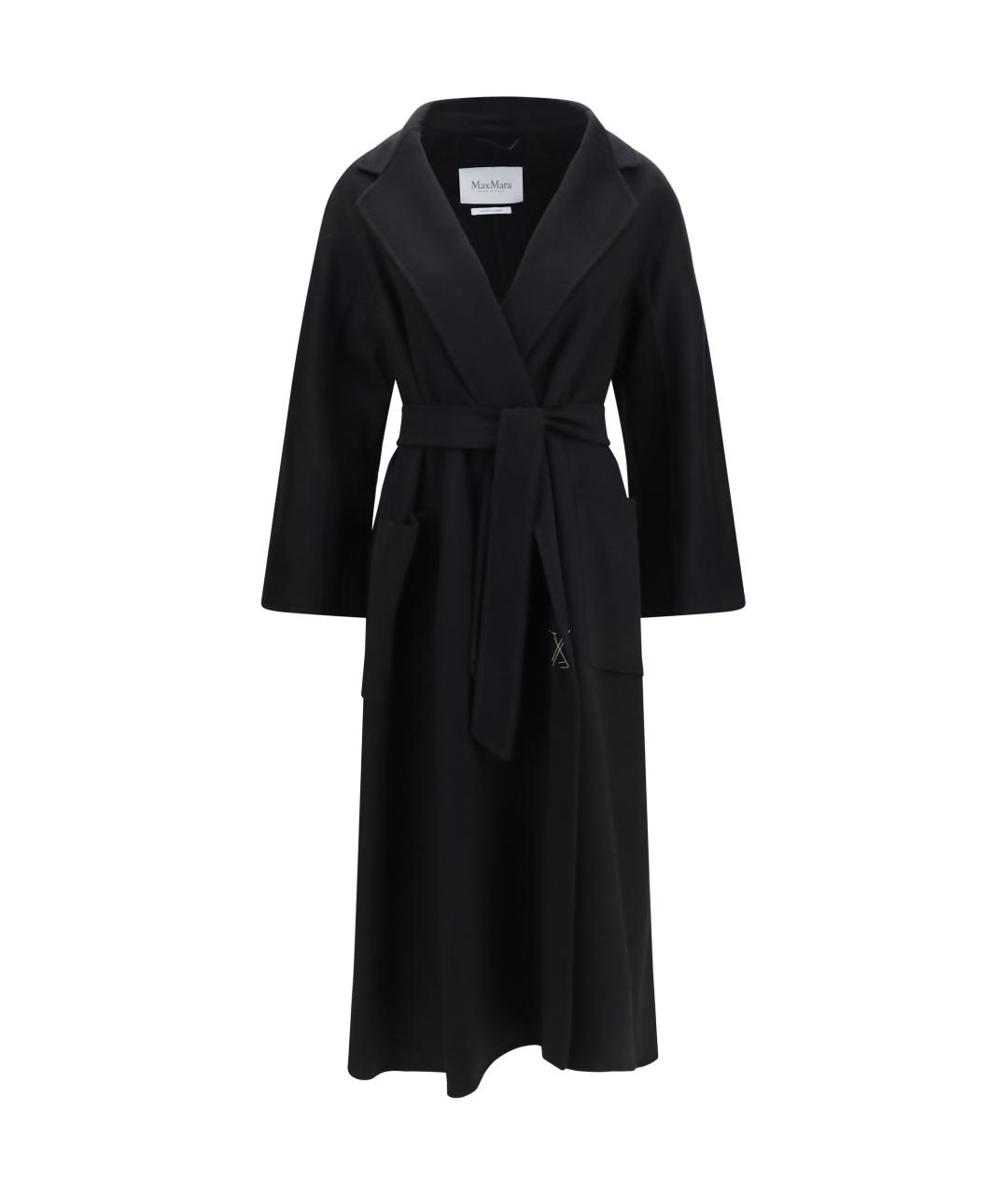 MAX MARA Черное пальто, фото 1