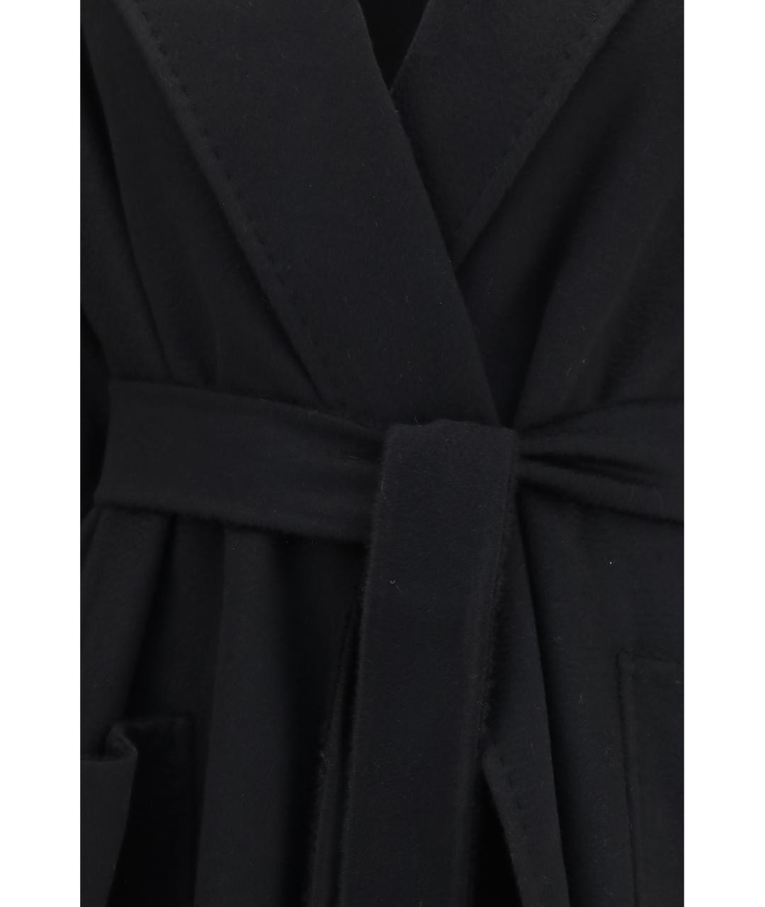 MAX MARA Черное пальто, фото 3