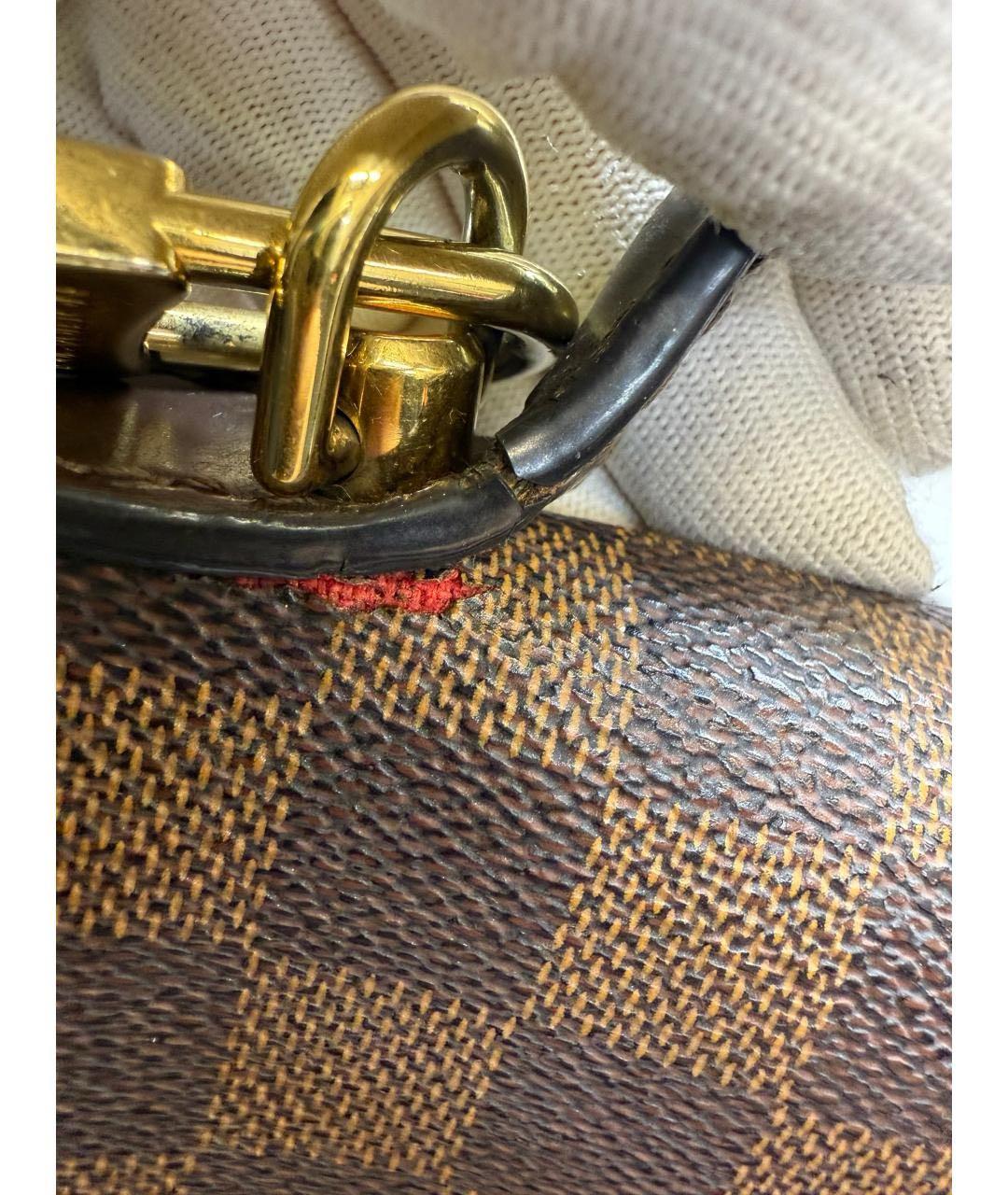 LOUIS VUITTON Коричневая сумка с короткими ручками, фото 6