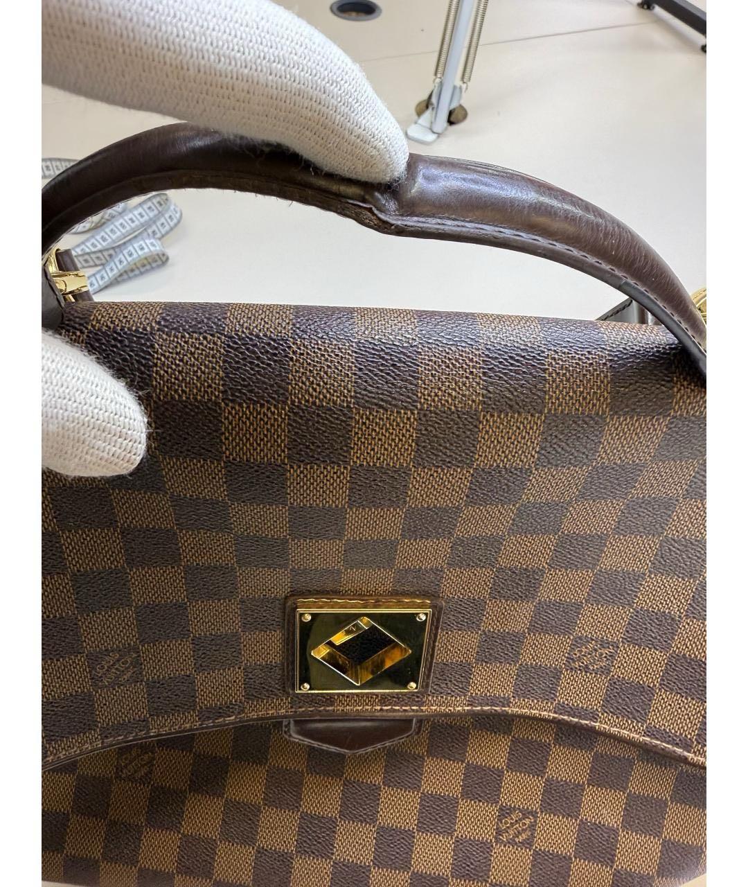 LOUIS VUITTON Коричневая сумка с короткими ручками, фото 2