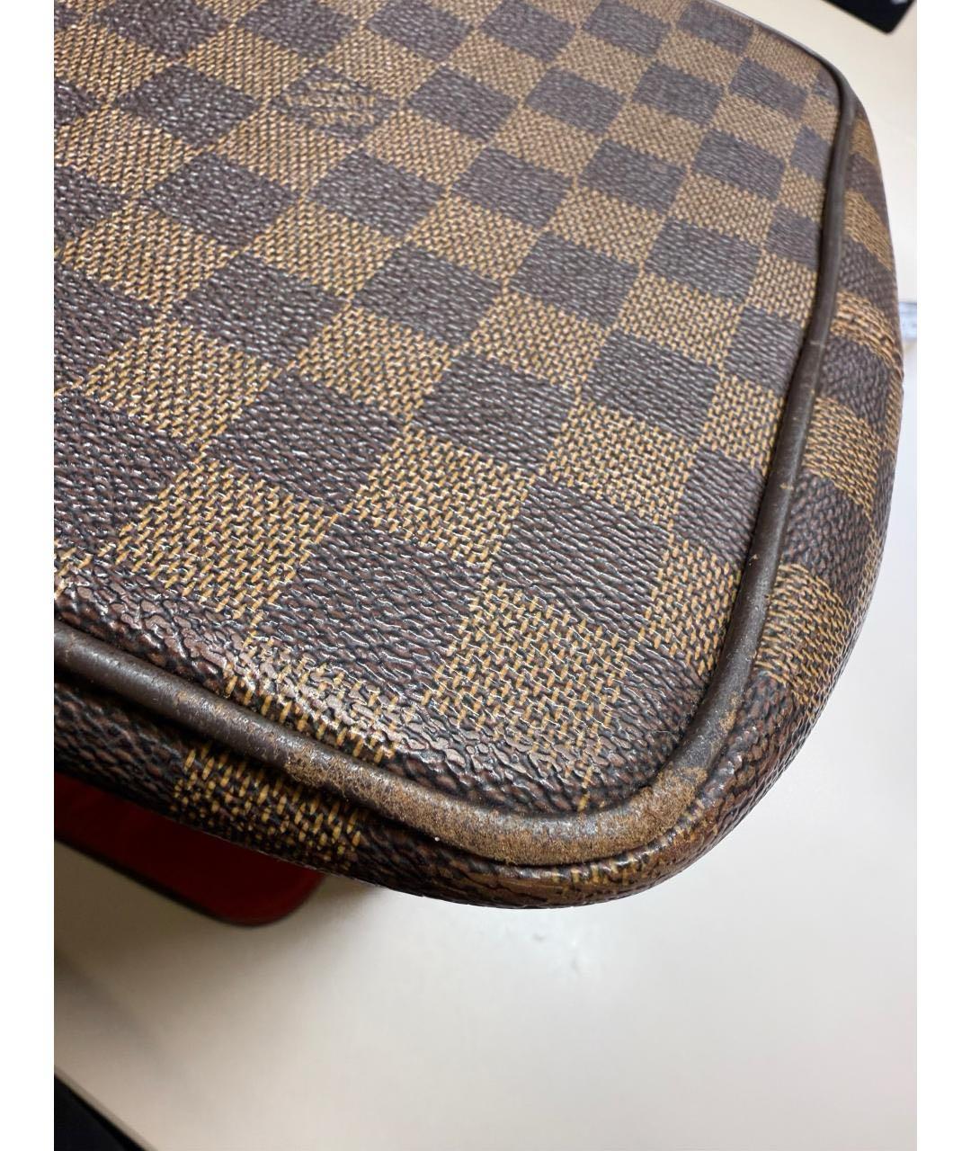 LOUIS VUITTON Коричневая сумка с короткими ручками, фото 3