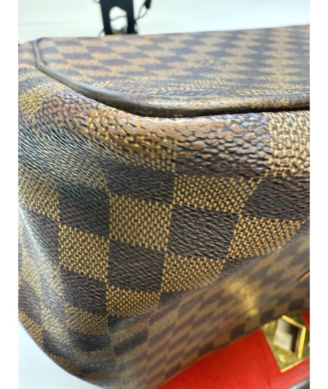 LOUIS VUITTON Коричневая сумка с короткими ручками, фото 8