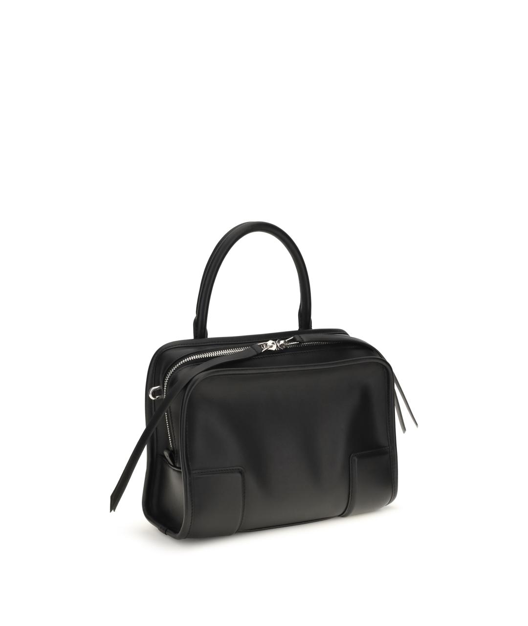 LOEWE Черная кожаная сумка тоут, фото 2