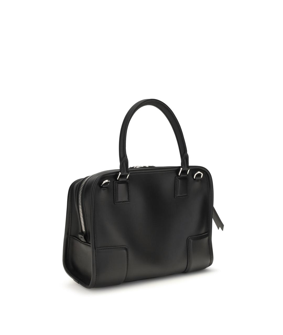 LOEWE Черная кожаная сумка тоут, фото 3