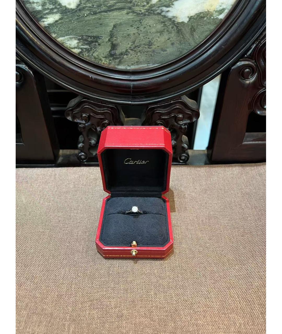 CARTIER Серебряное кольцо из белого золота, фото 2