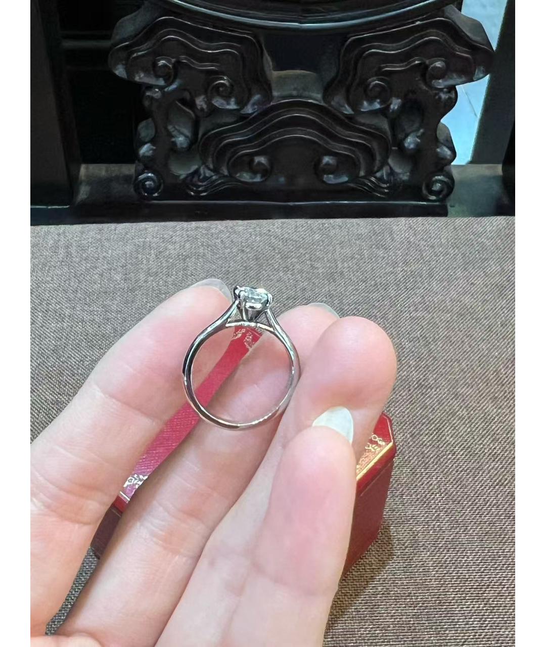 CARTIER Серебряное кольцо из белого золота, фото 4