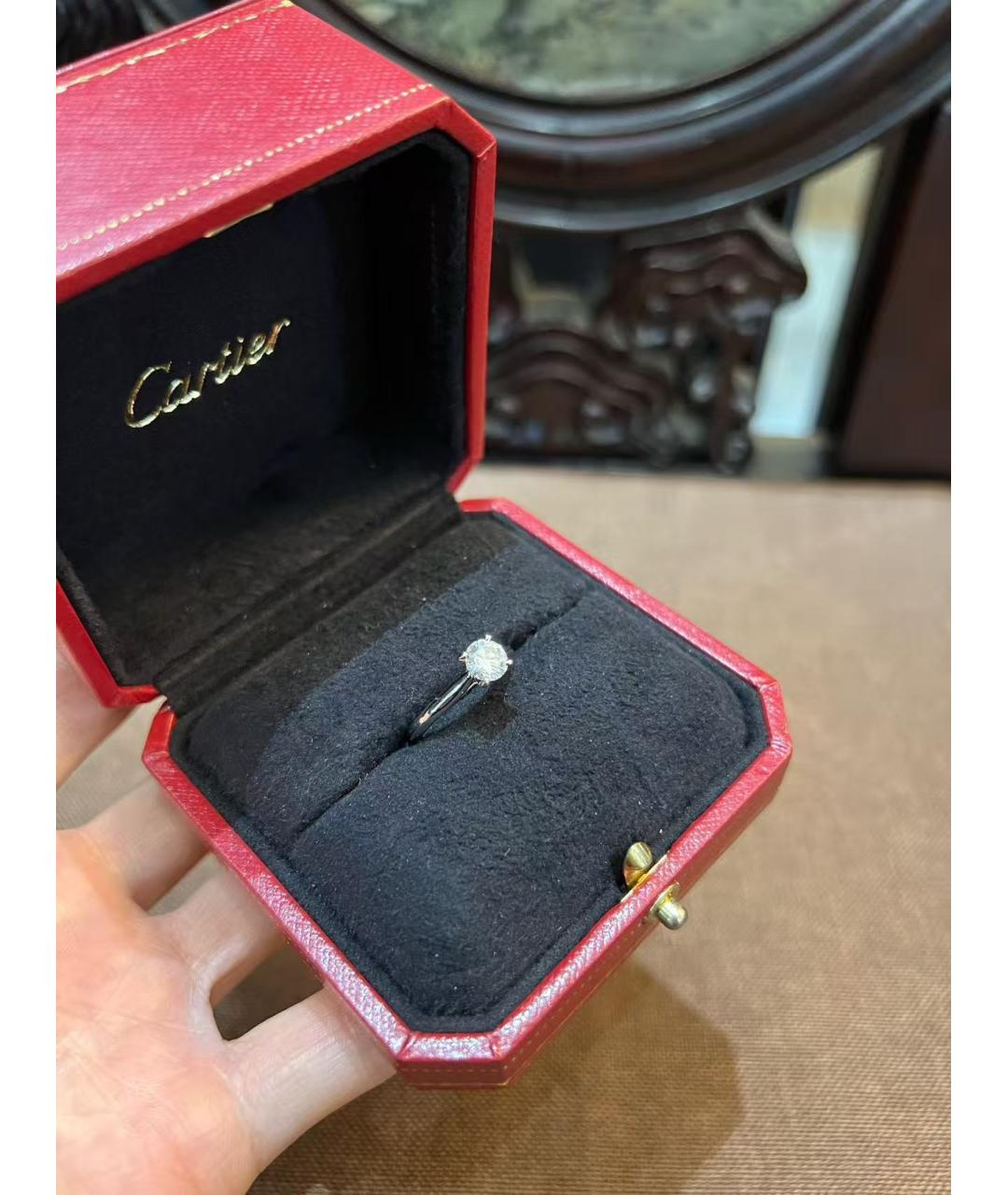 CARTIER Серебряное кольцо из белого золота, фото 3