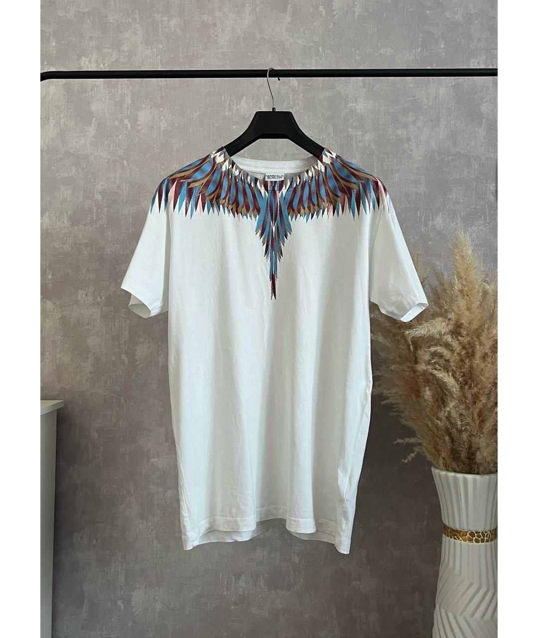MARCELO BURLON Белая футболка, фото 4