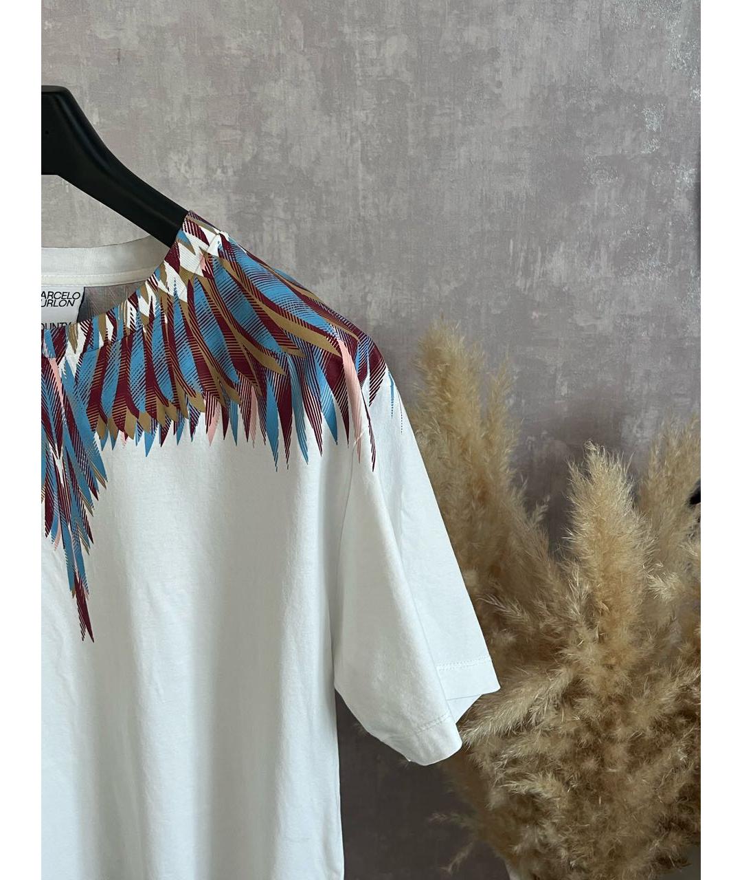 MARCELO BURLON Белая футболка, фото 3