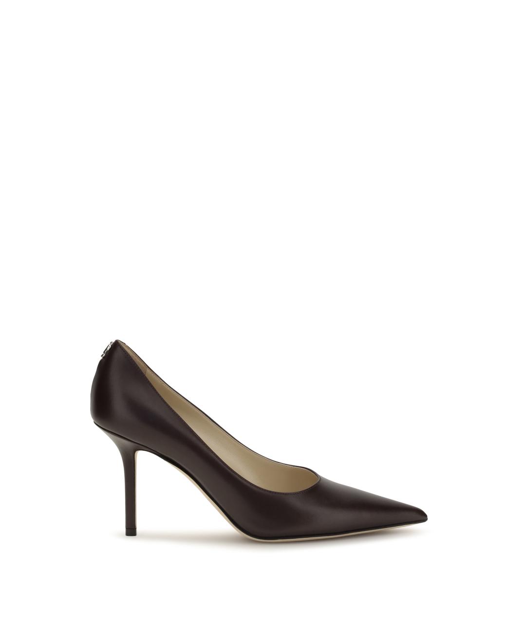 JIMMY CHOO Коричневые кожаные туфли, фото 1