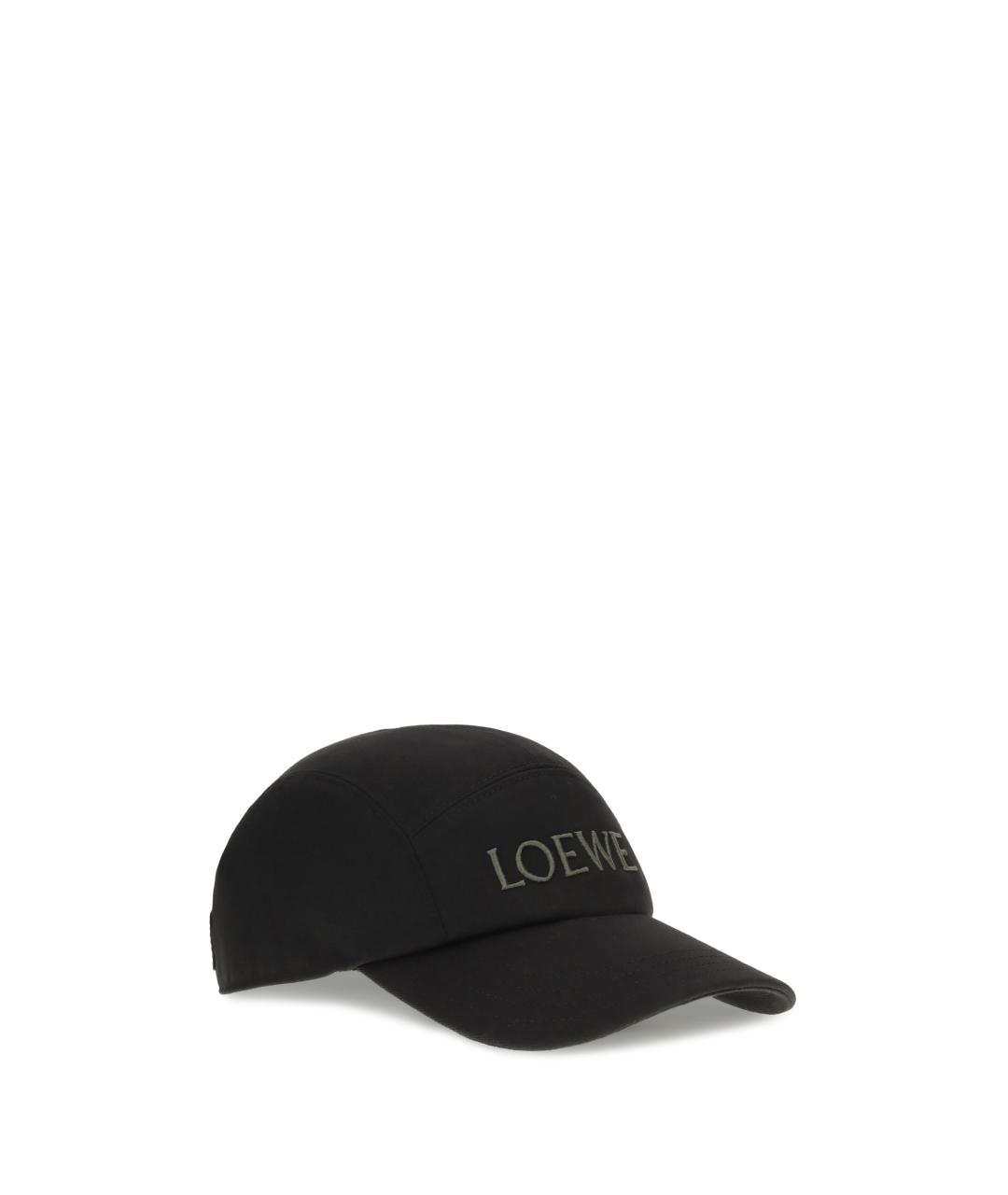 LOEWE Черная хлопковая кепка/бейсболка, фото 2