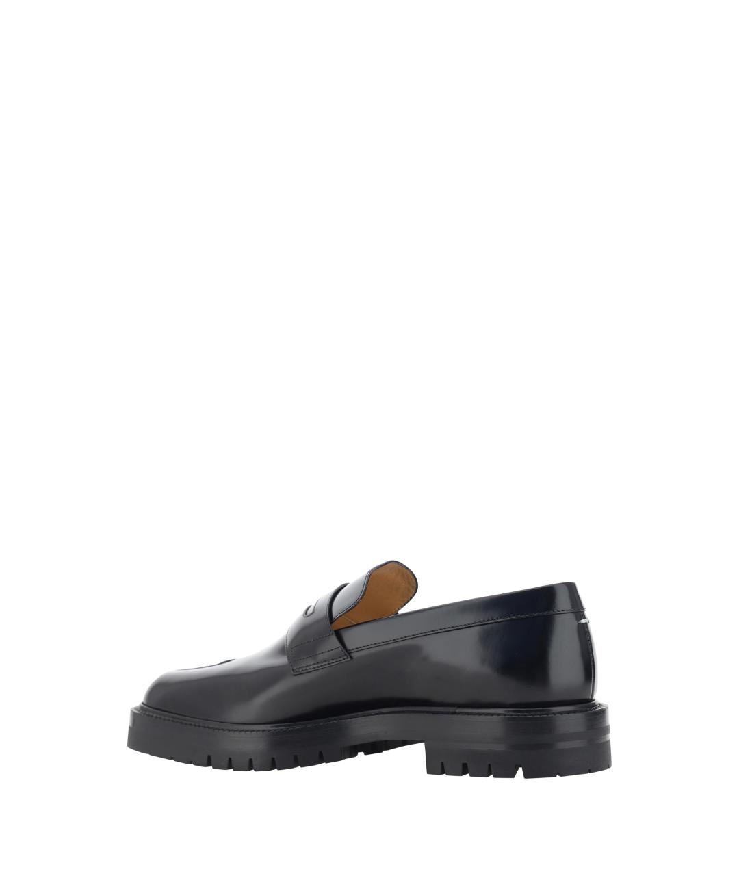 MAISON MARGIELA Черные кожаные лоферы, фото 3