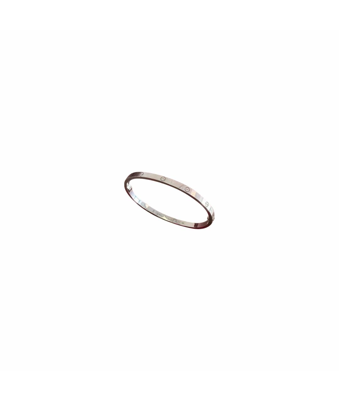 CARTIER Серебряный браслет из белого золота, фото 1