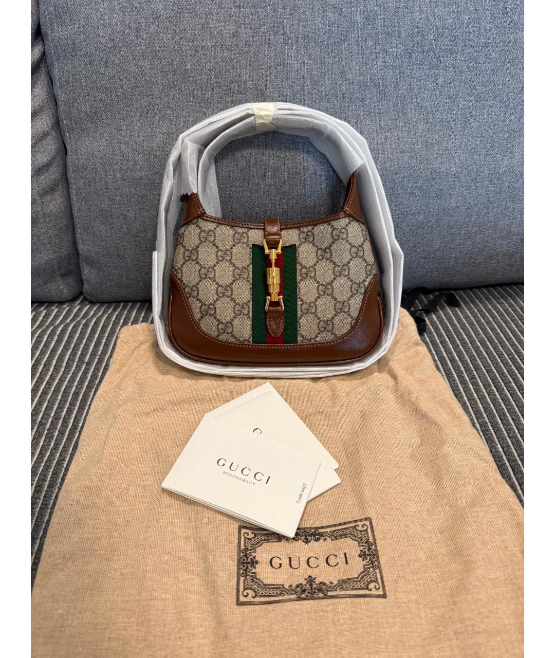 GUCCI Мульти канва сумка с короткими ручками, фото 6