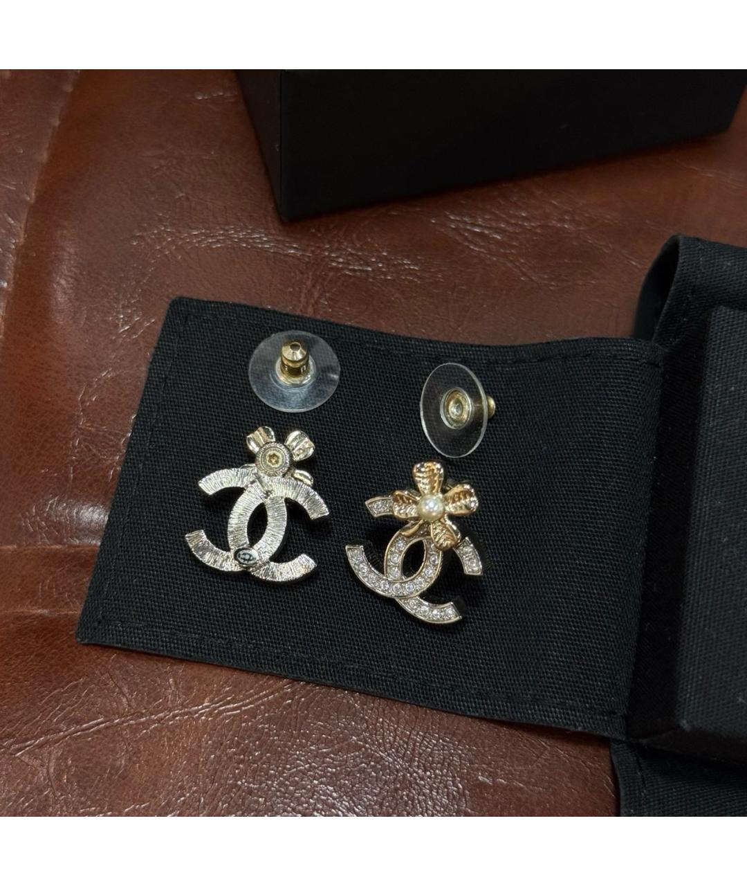 CHANEL Серебряные серьги, фото 4