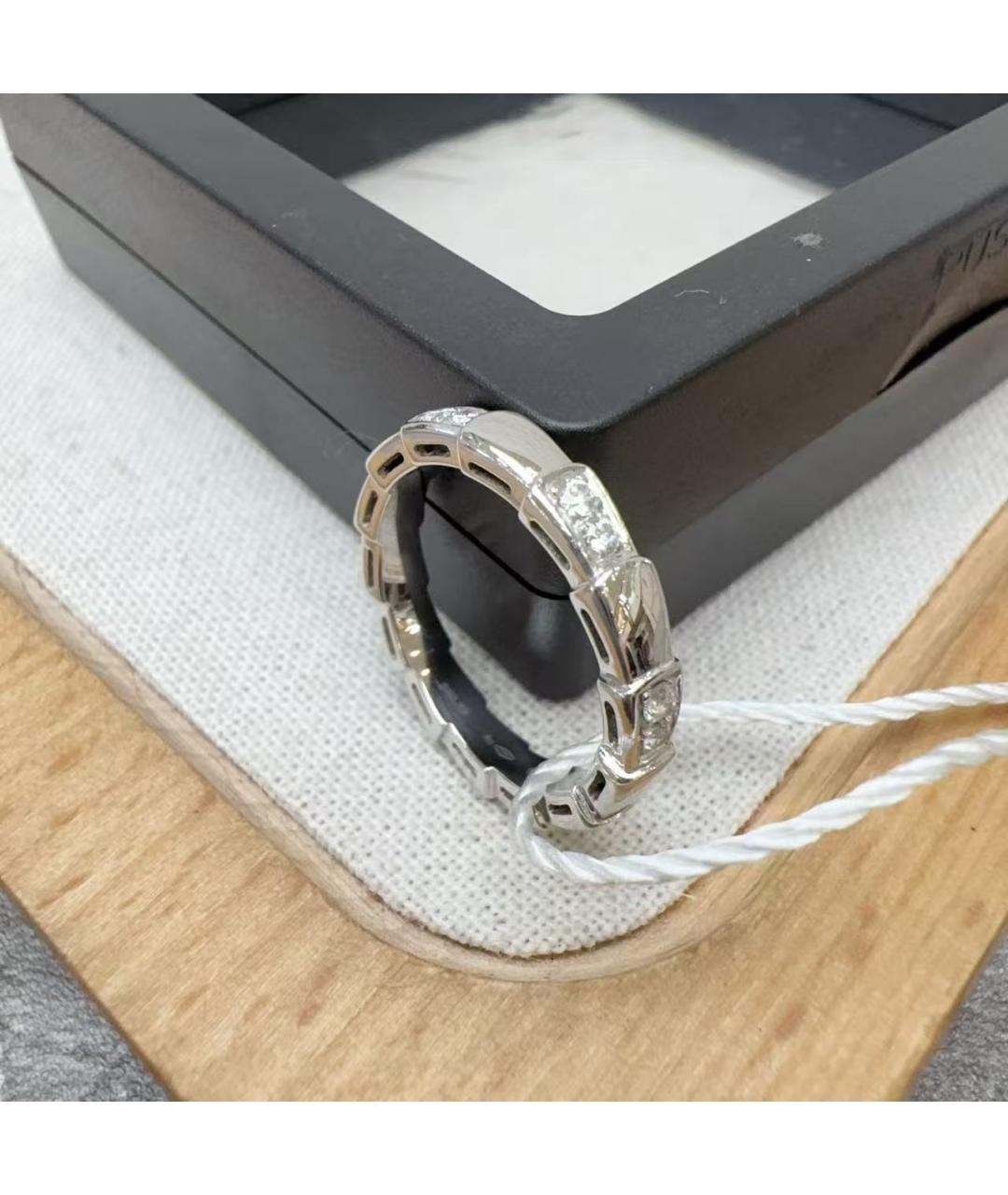 BVLGARI Серебряное кольцо из белого золота, фото 4