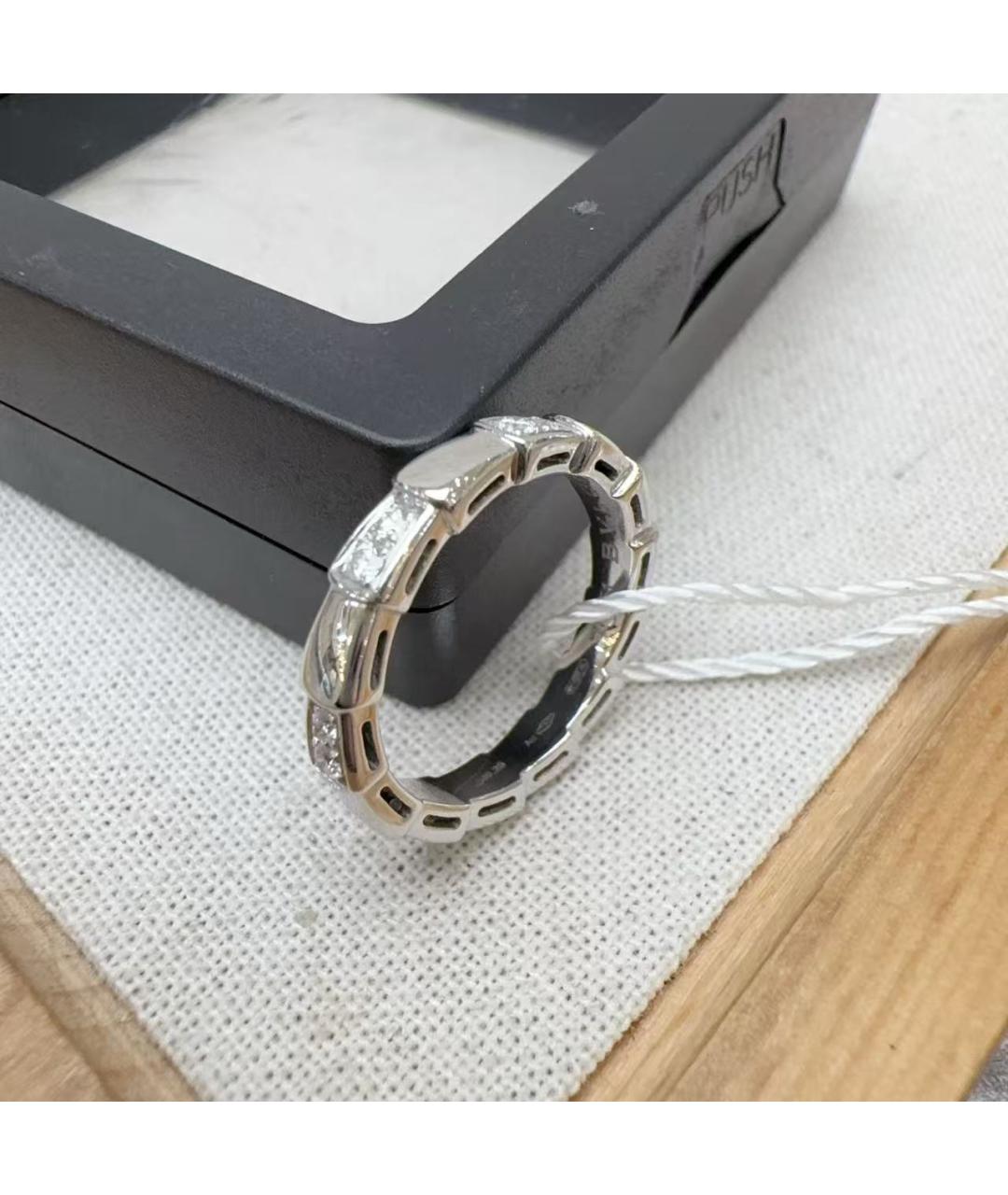 BVLGARI Серебряное кольцо из белого золота, фото 3