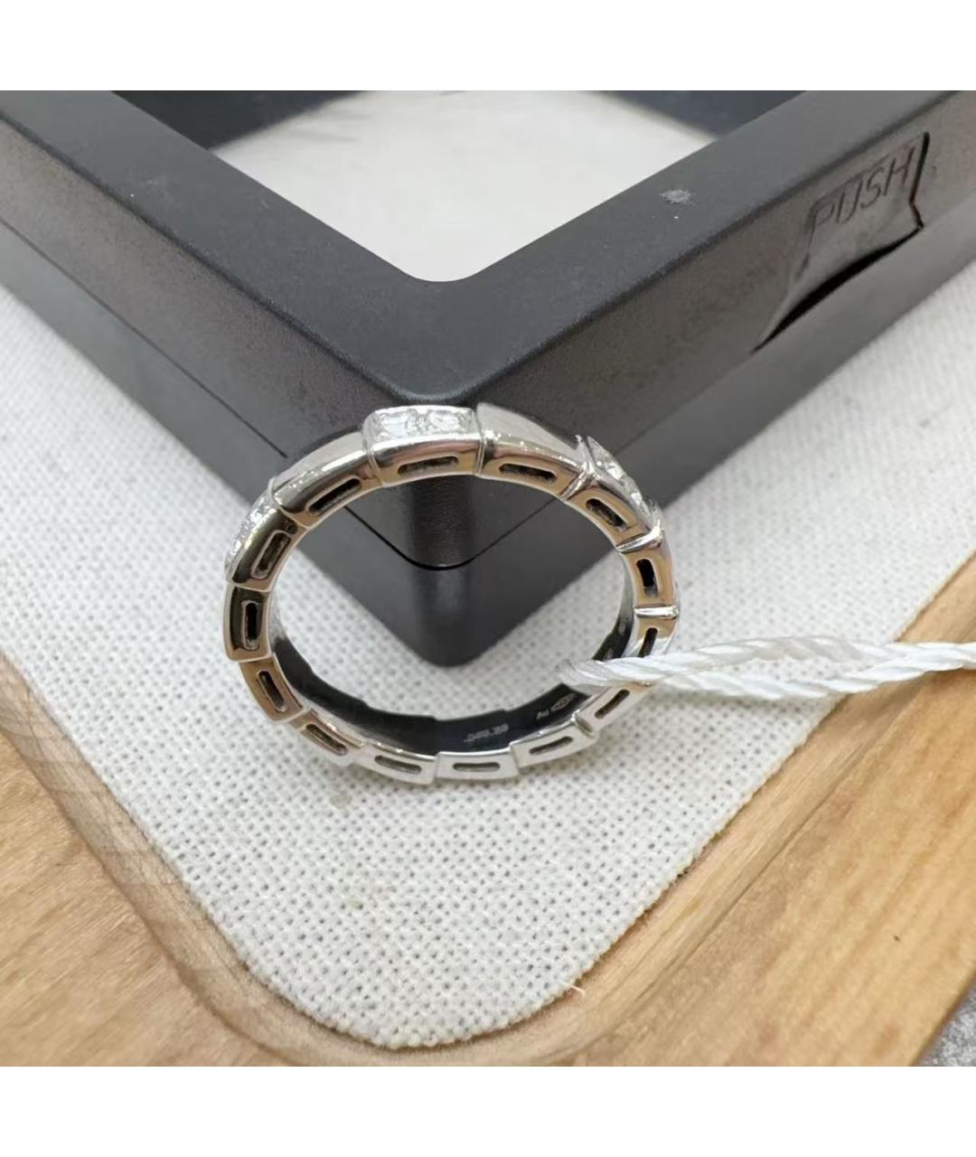 BVLGARI Серебряное кольцо из белого золота, фото 5