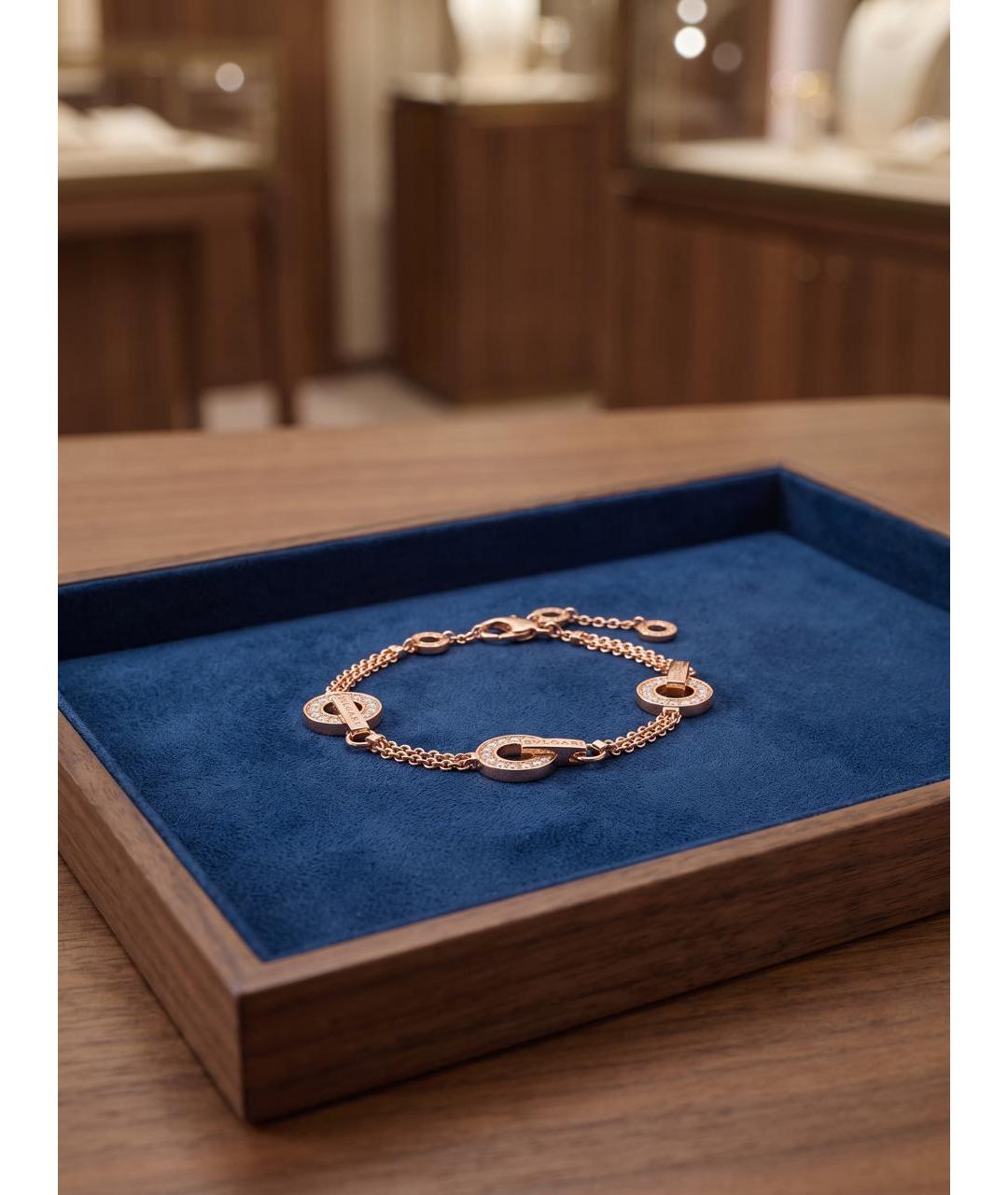 BVLGARI Золотой браслет из розового золота, фото 3