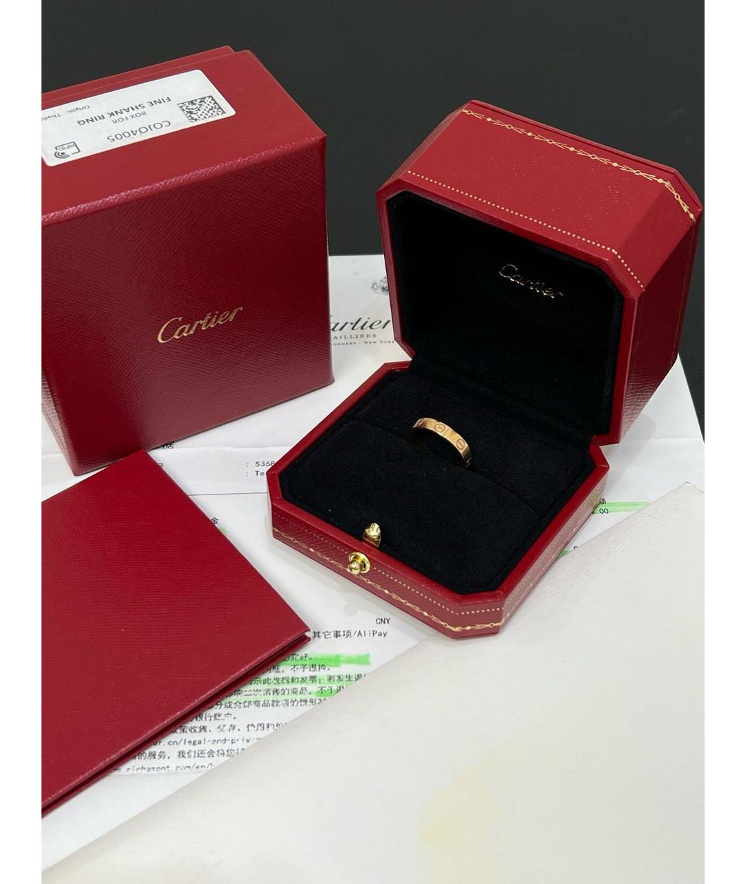 CARTIER Золотое кольцо из розового золота, фото 4