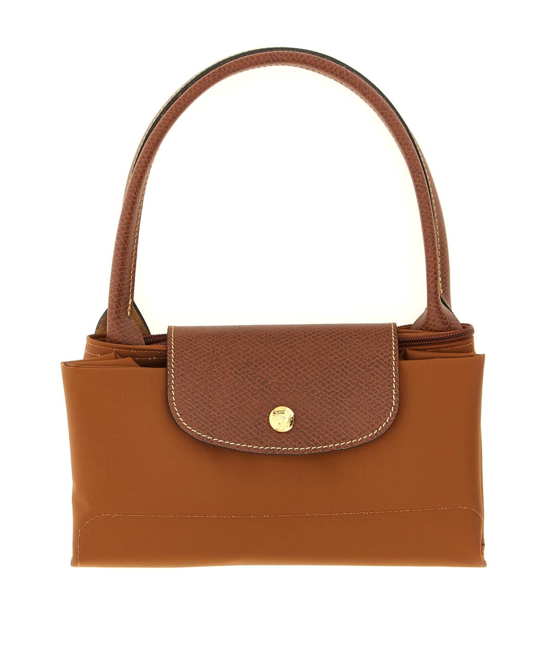 LONGCHAMP Коричневая синтетическая сумка тоут, фото 3