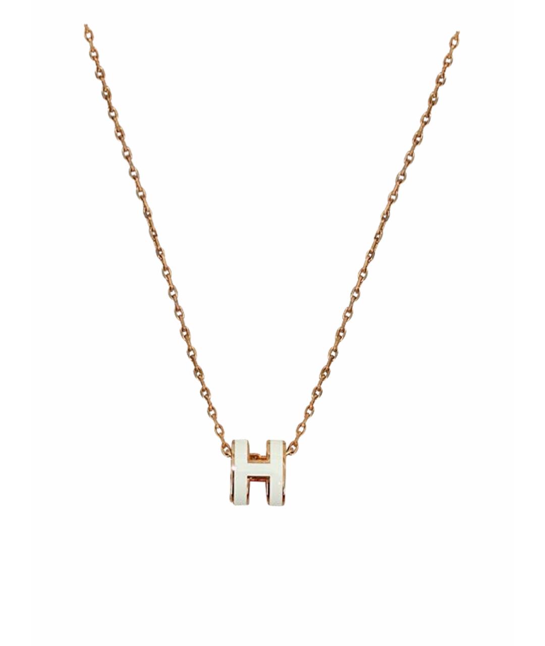 HERMES Золотое колье, фото 1