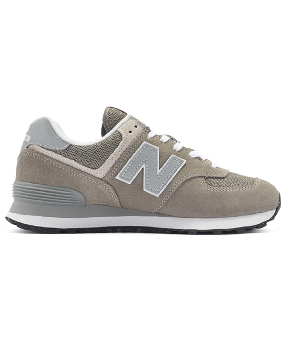 NEW BALANCE Серые замшевые кроссовки, фото 8