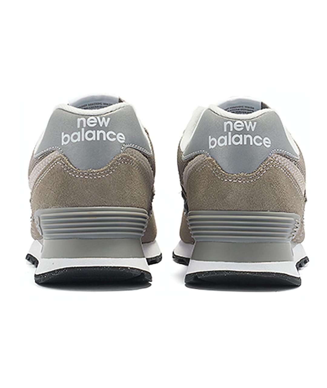 NEW BALANCE Серые замшевые кроссовки, фото 5