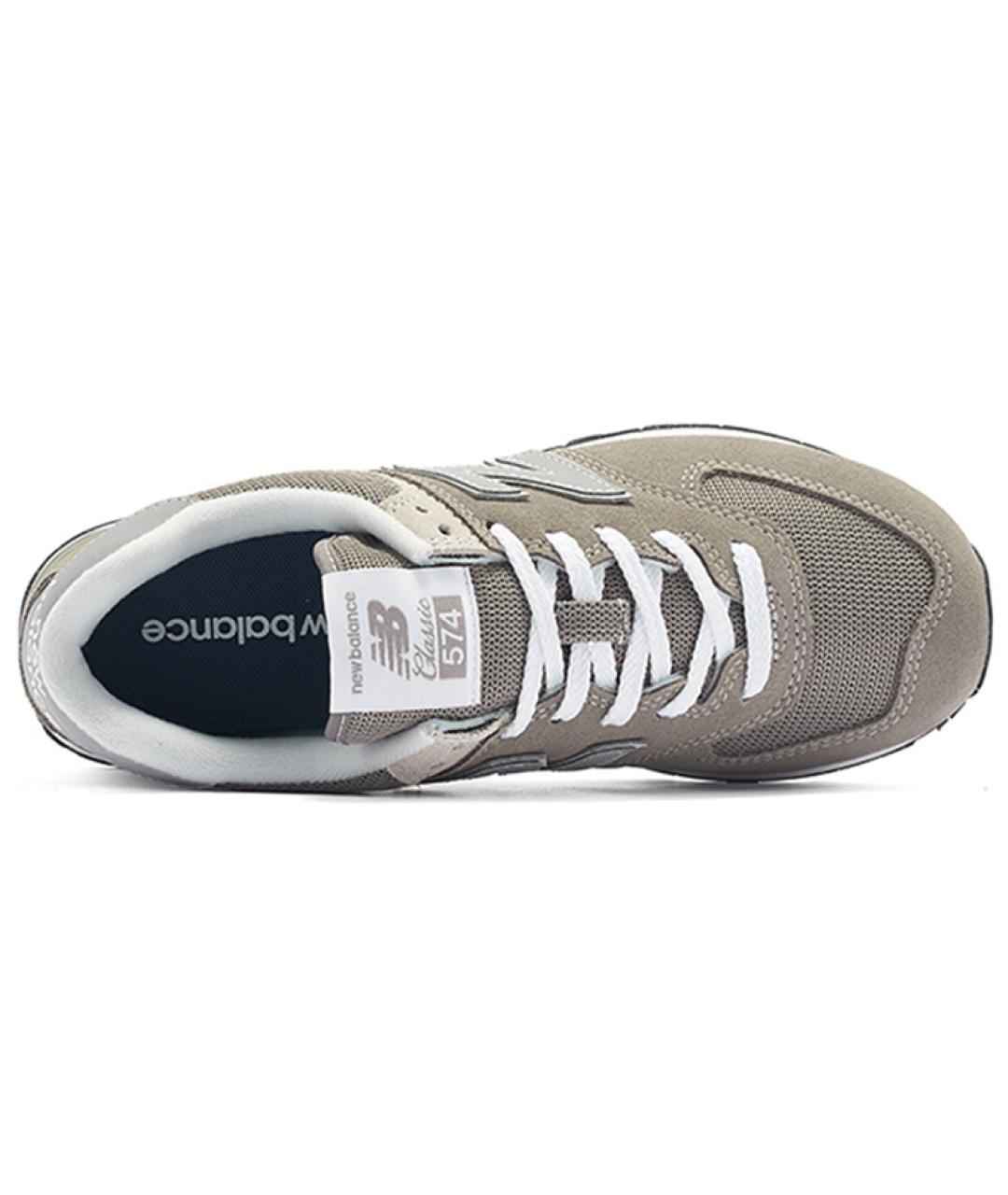 NEW BALANCE Серые замшевые кроссовки, фото 4
