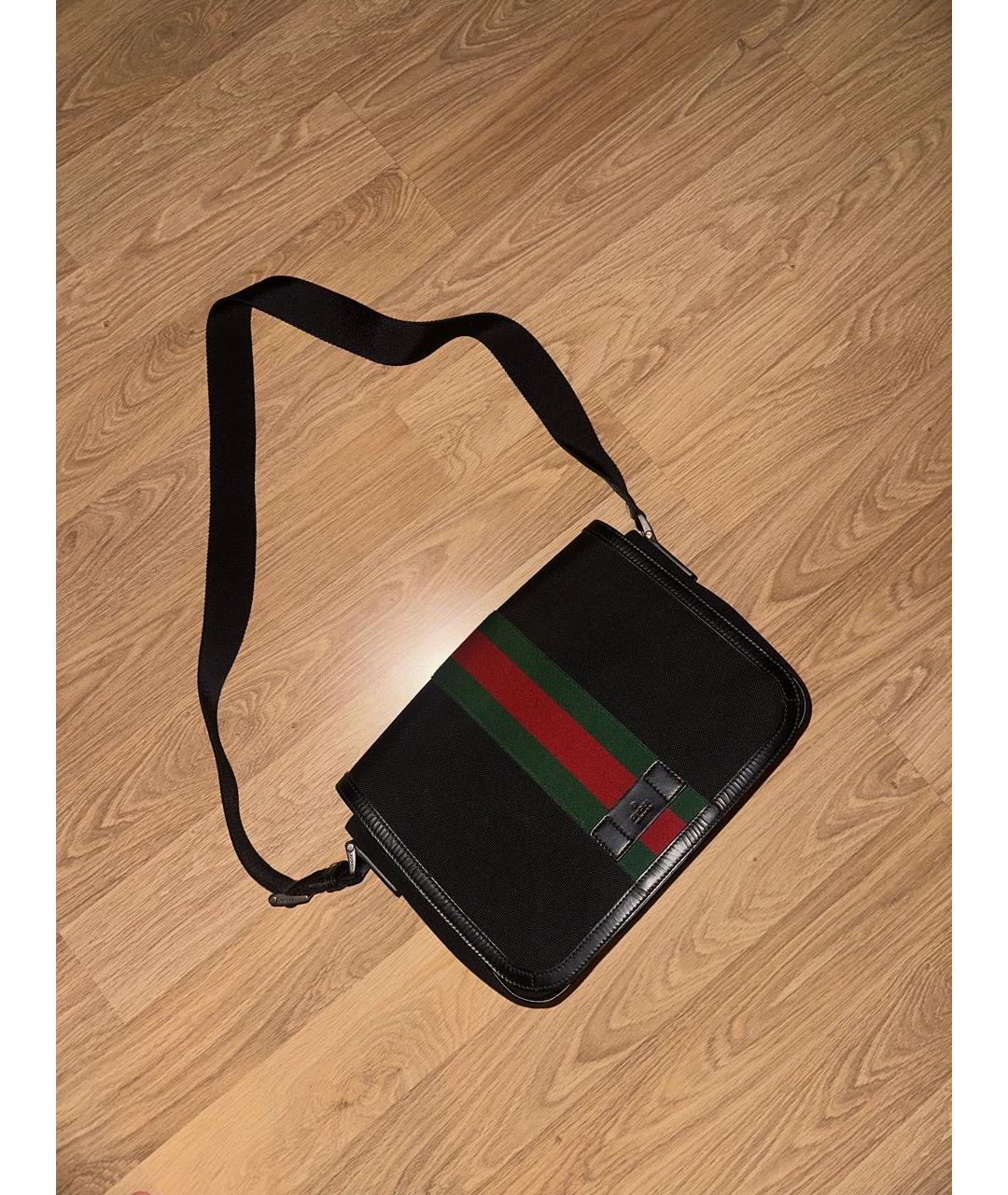 GUCCI Черная сумка на плечо, фото 5